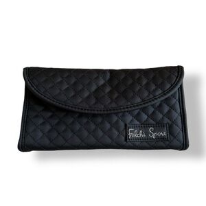Carlos Falchi Sport Black Cosmetic Bag